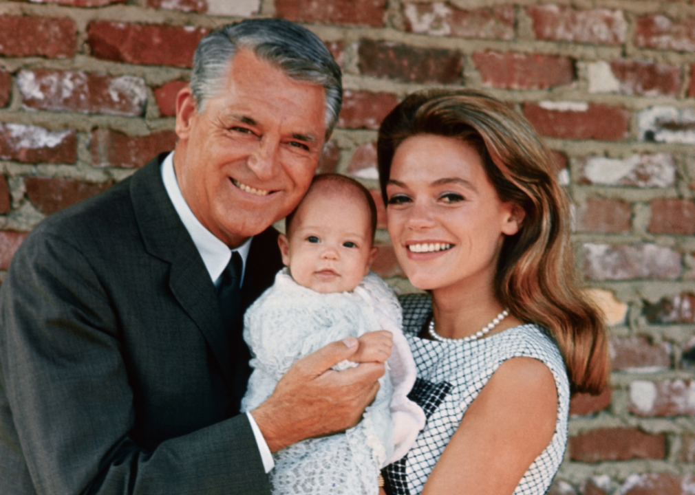 1966: Grant becomes a father